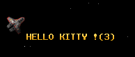 HELLO KITTY !