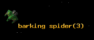 barking spider