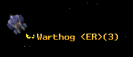 Warthog <ER>
